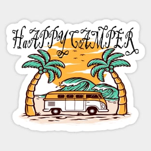 Happy camper Sticker